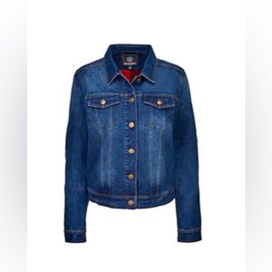 NEW 44° North‎ Women's Signature Flannel Lined Denim Jacket. 1X